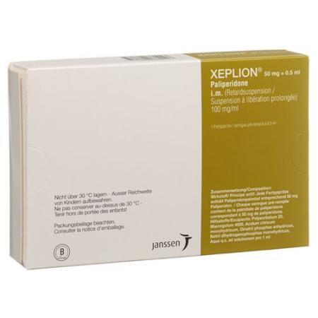 Xeplion Inj Susp 50mg/0.5ml Fertspr 0.5ml - PrimeCare Global