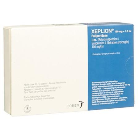 Xeplion Inj Susp 150mg/1.5ml Fertspr 1.5ml - PrimeCare Global