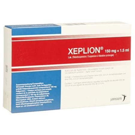 Xeplion Inj Susp 150mg/1.5ml Fertspr 1.5ml - PrimeCare Global
