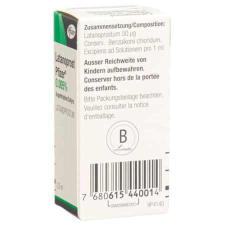 Latanoprost Pfizer Gtt Opht Fl 2.5ml - PrimeCare Global