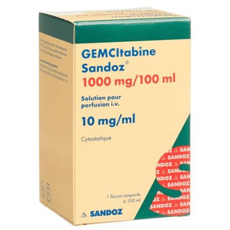 GEMCITABIN SANDOZ INF 1000MG - PrimeCare Global