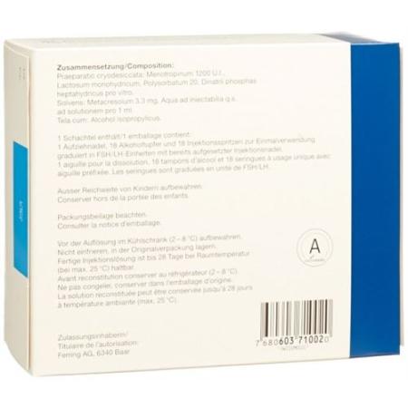 Menopur Multidose dry sub 1200 IU with solvent penetration - PrimeCare Global