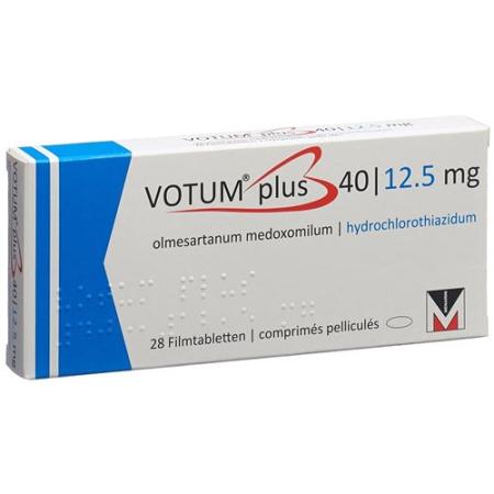 Votum Plus Filmtablet 40/12.5 28 pcs - PrimeCare Global