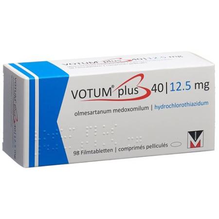 Votum Plus Filmtablet 40/12.5 98 pcs - PrimeCare Global