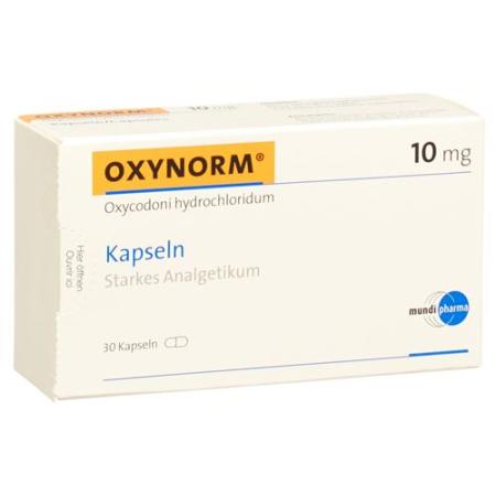 Oxynorm Kaps 10 mg 30 pcs - PrimeCare Global