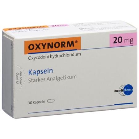 Oxynorm 20 mg 30 Kaps - PrimeCare Global