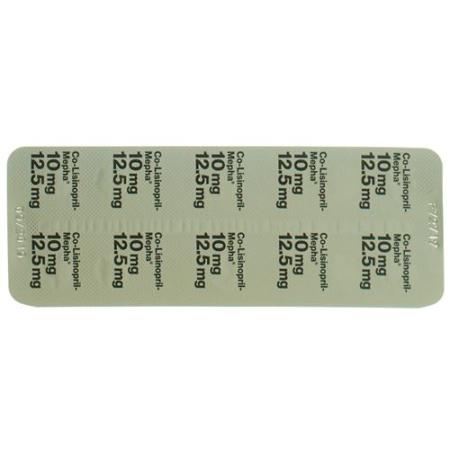 Co-Lisinopril-Mepha Tabl 10/12.5 30 pcs - PrimeCare Global