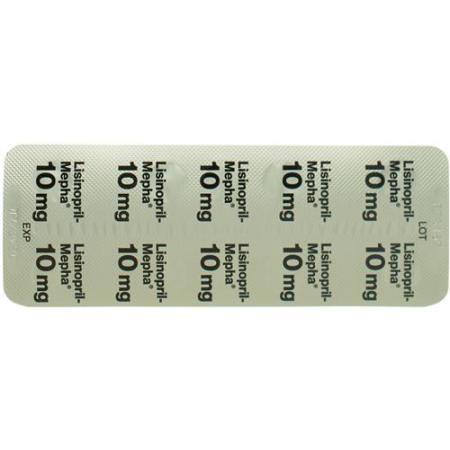 Lisinopril-Mepha Tabl 10 mg 30 pcs - PrimeCare Global