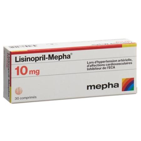 Lisinopril-Mepha Tabl 10 mg 100 pcs - PrimeCare Global