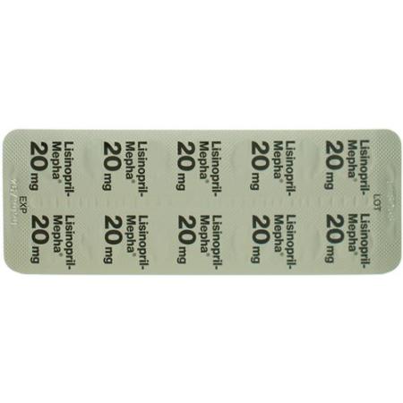 Lisinopril-Mepha Tabl 20 mg 30 pcs - PrimeCare Global