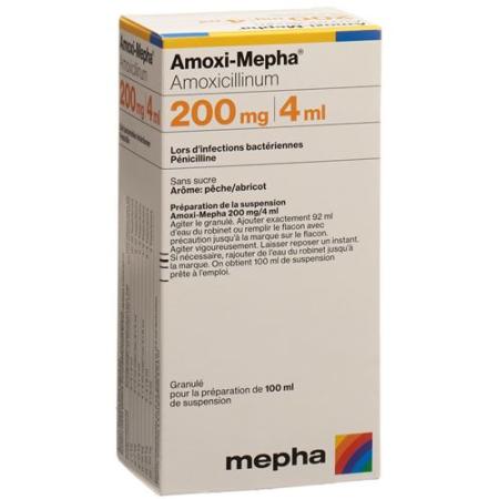 Amoxi-Mepha granules for suspension sugar-free Gran 200 mg/4ml F - PrimeCare Global