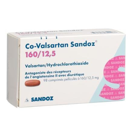 Co-Valsartan Sandoz film tablets 160/12.5 98 pcs - PrimeCare Global