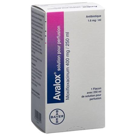 Avalox Inf L&ouml;s 400 mg/250ml Fl 250 ml - PrimeCare Global