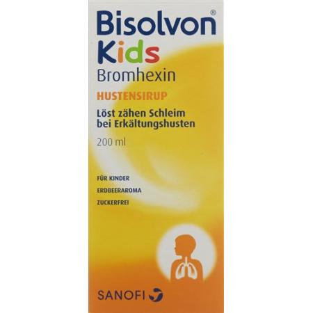 Bisolvon Kids Cough Syrup Bottle 200 ml - PrimeCare Global