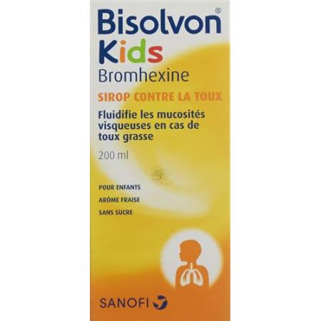 Bisolvon Kids Cough Syrup Bottle 200 ml - PrimeCare Global