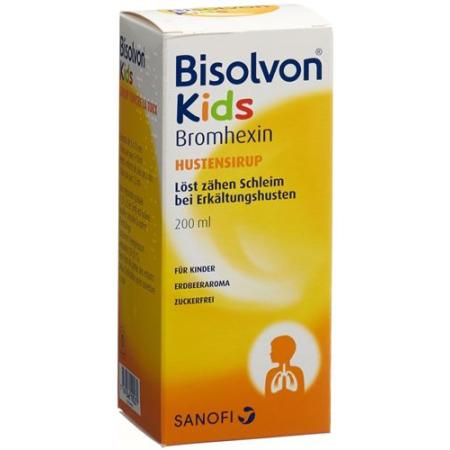 Bisolvon Kids Cough Syrup Bottle 200 ml - PrimeCare Global