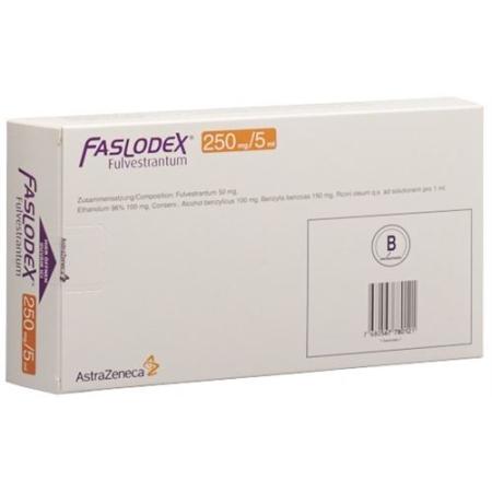 Faslodex Inj L&ouml;s 250 mg/5ml 2 Fertspr 5 ml - PrimeCare Global