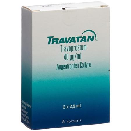 Travatan Gtt Opht 40 mcg/ml 3 Fl 2.5 ml - PrimeCare Global
