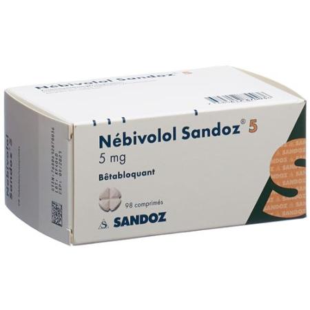 Nebivolol Sandoz Tabl 5 mg 98 pcs - PrimeCare Global