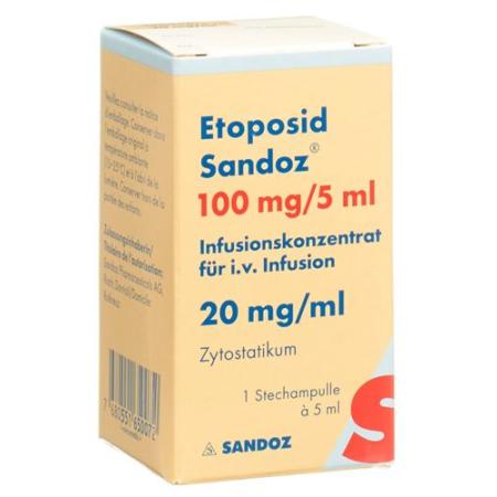 Etoposide Sandoz Inf Konc 100 mg/5ml per 5 ml - PrimeCare Global