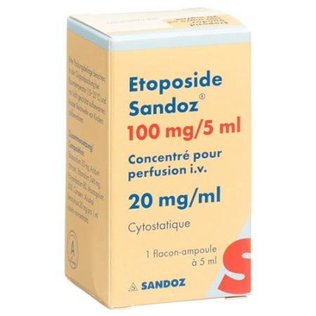 Etoposide Sandoz Inf Konc 100 mg/5ml per 5 ml - PrimeCare Global