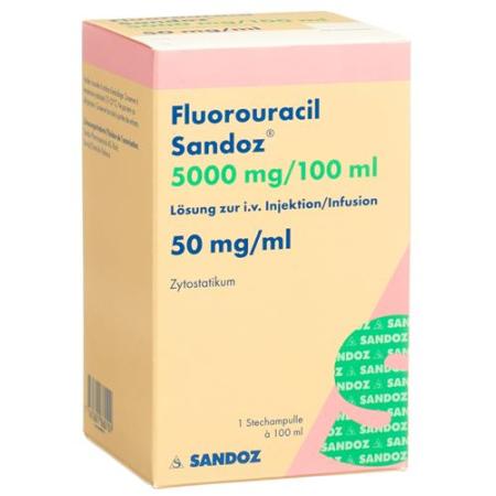 Fluorouracil Sandoz Inj L&ouml;s 5000 mg/100ml perf 100 ml - PrimeCare Global