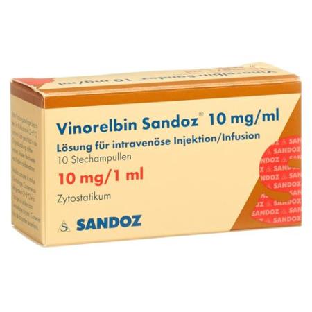 Vinorelbine Sandoz Inj L&ouml;s 10 mg/ml 10 vials 1 ml - PrimeCare Global