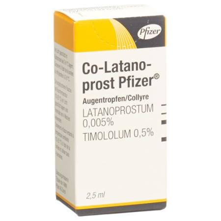 Co-Latanoprost Pfizer Gtt Opht 3 Fl 2.5ml - PrimeCare Global