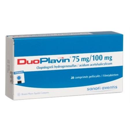 DuoPlavin Tabl 75/100 mg 28 pcs - PrimeCare Global