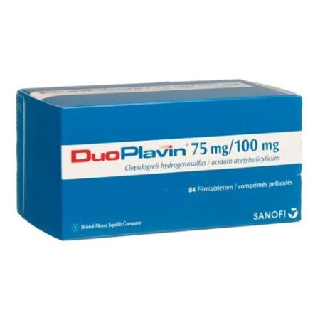 DuoPlavin Tabl 75/100 mg 84 pcs - PrimeCare Global