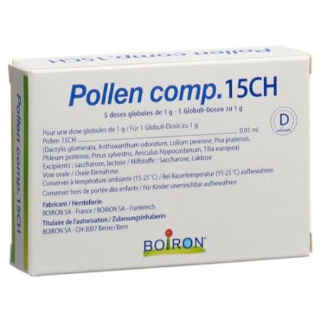 Boiron pollen comp. Glob CH 15 5 x 1 dose - PrimeCare Global