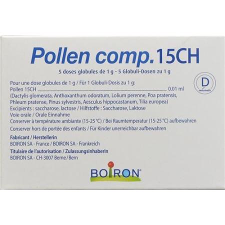 Boiron pollen comp. Glob CH 15 5 x 1 dose - PrimeCare Global