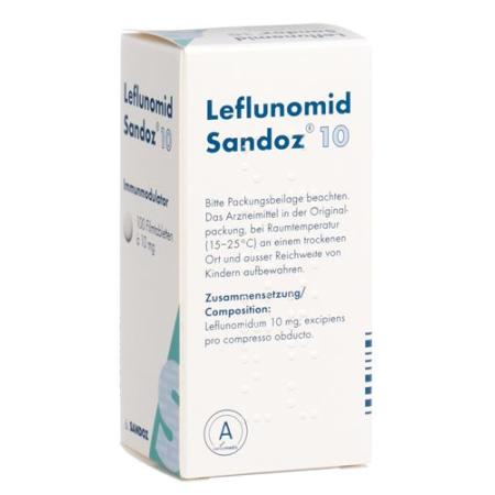 Leflunomide Sandoz Filmtabl 10 mg 100 pcs - PrimeCare Global