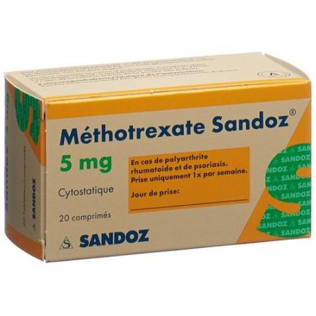 Methotrexat Sandoz Tabl 5 mg Fl 20 pcs - PrimeCare Global