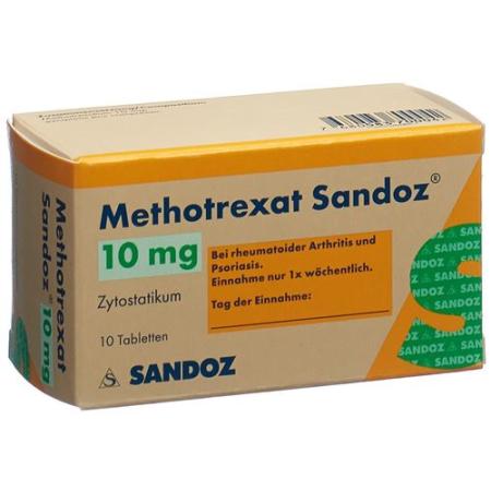 Methotrexat Sandoz Tabl 10 mg Fl 10 pcs - PrimeCare Global