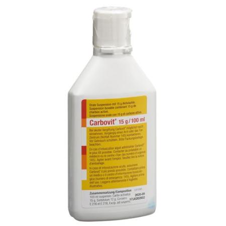 Carbovit Susp 15 g/100ml oral bottle 100 ml - PrimeCare Global