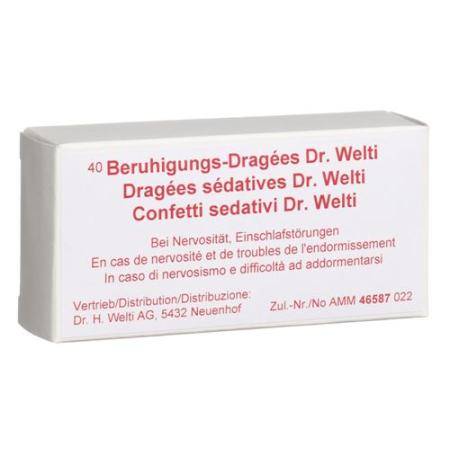 Dr Welti Calming Drag&eacute;es 40 pcs - PrimeCare Global