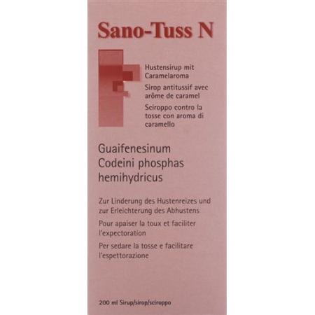 Sano Tuss N 200 ml Sirup - PrimeCare Global