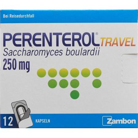 Perenterol travel caps 250 mg 12 pcs - PrimeCare Global