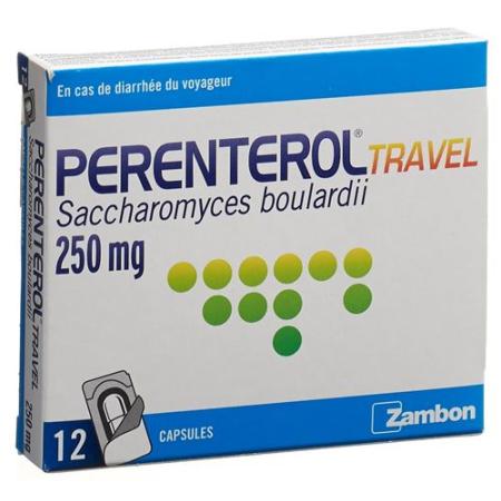 Perenterol travel caps 250 mg 12 pcs - PrimeCare Global