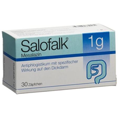 Salofalk Supp 1 g 30 pcs - PrimeCare Global