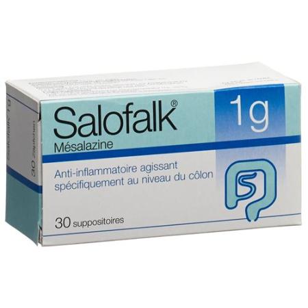 Salofalk Supp 1 g 30 pcs - PrimeCare Global