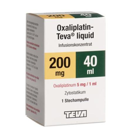 Oxaliplatin-Teva liquid Inf Konz 200 mg/40ml Durchstf 40 ml - PrimeCare Global