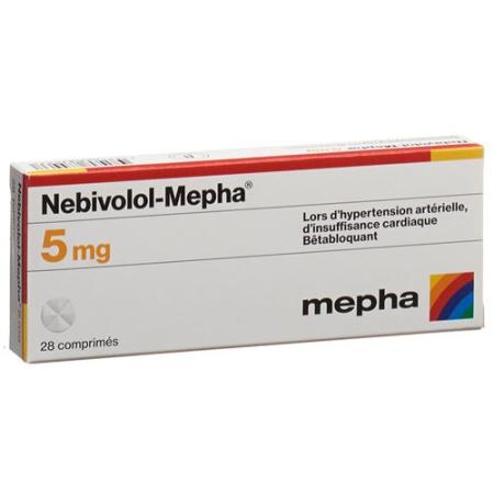Nebivolol-Mepha Tabl 5 mg 56 pcs - PrimeCare Global