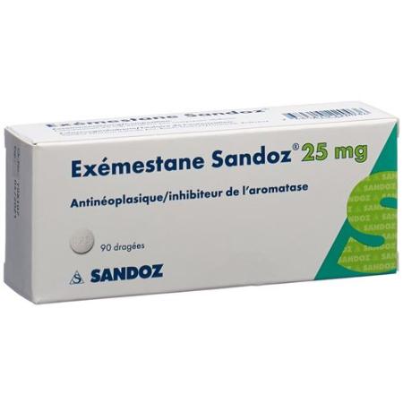 Exemestane Sandoz Drag 25 mg 90 pcs - PrimeCare Global