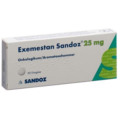 Exemestane Sandoz Drag 25 mg 30 pcs - PrimeCare Global