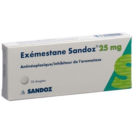 Exemestane Sandoz Drag 25 mg 30 pcs - PrimeCare Global