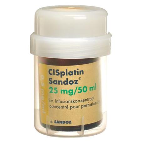 Cisplatin Sandoz Inf Conc 25 mg/50ml per 50 ml - PrimeCare Global