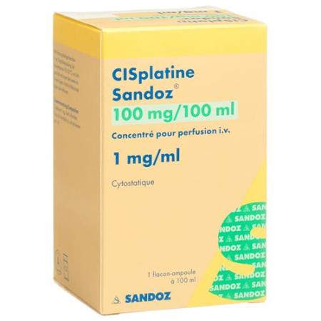 Cisplatin Sandoz Inf Conc 100 mg/100ml per 100 ml - PrimeCare Global