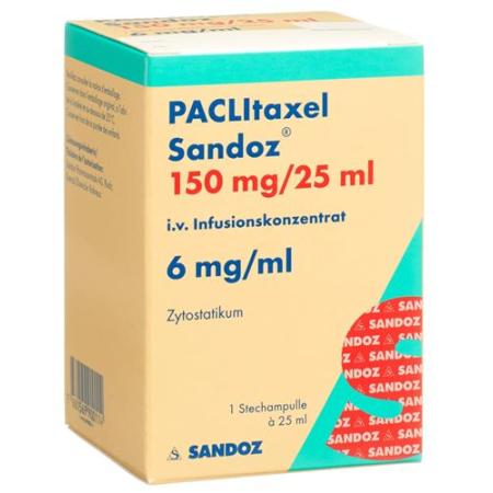 Paclitaxel Sandoz Inf Conc 150 mg/25ml per 25 ml - PrimeCare Global